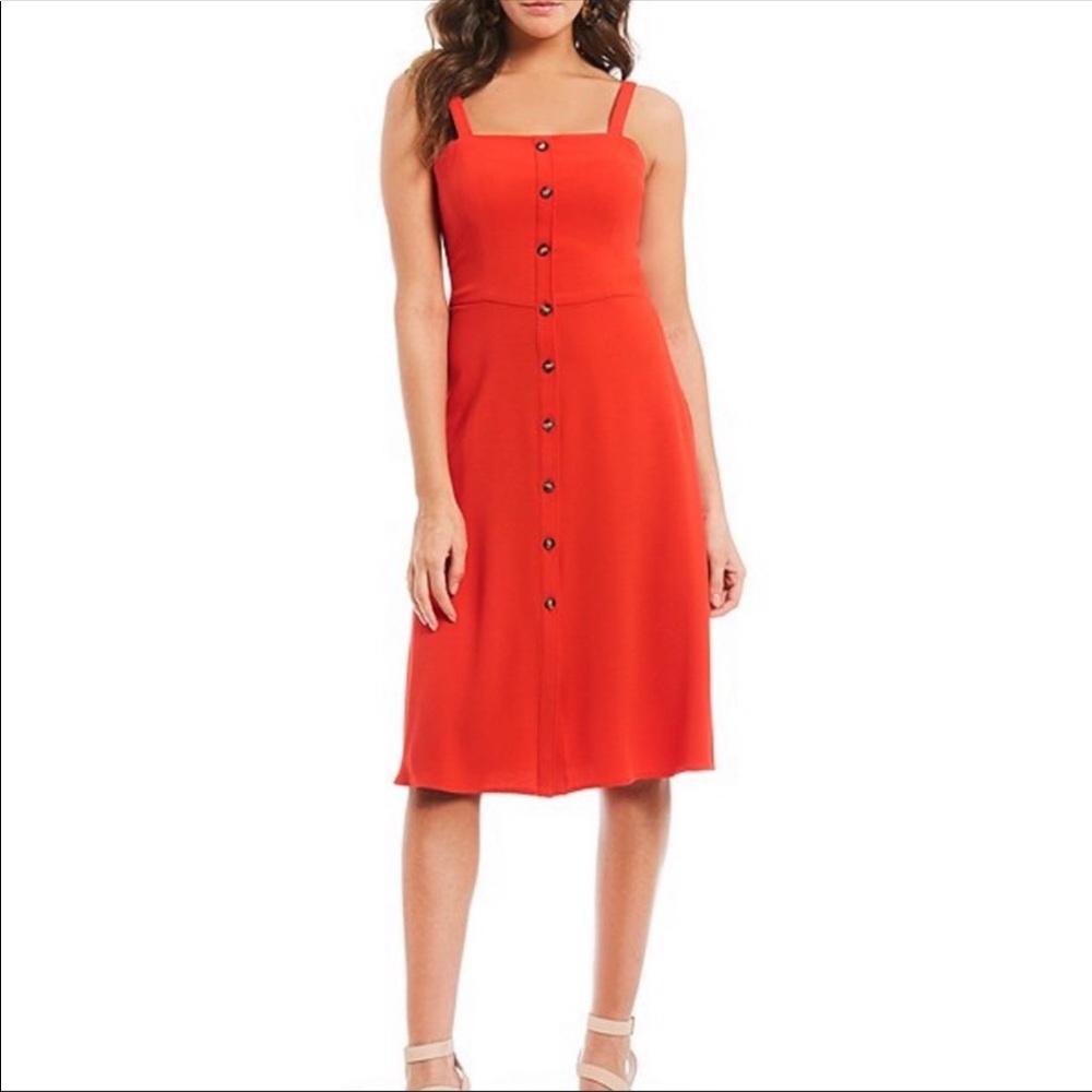 Red Gianni Bini midi dress
